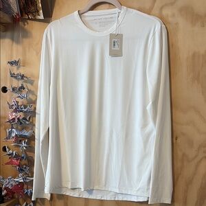 NWT Peter Millar White Long Sleeve